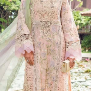 MARIA.B - UNSTITCHED  LAWN  COLLECTION SUIT(3 PIECE )