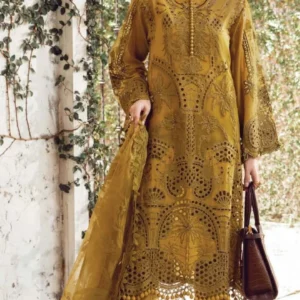 MARIA.B - UNSTITCHED  LAWN  COLLECTION SUIT(3 PIECE )