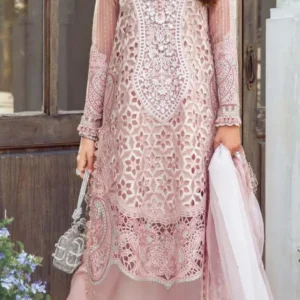 MARIA.B - UNSTITCHED  LAWN  COLLECTION SUIT(3 PIECE )