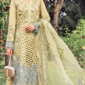 MARIA.B - UNSTITCHED  LAWN  COLLECTION SUIT(3 PIECE )