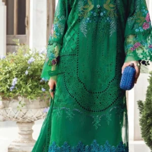 MARIA.B - UNSTITCHED  LAWN  COLLECTION SUIT(3 PIECE )